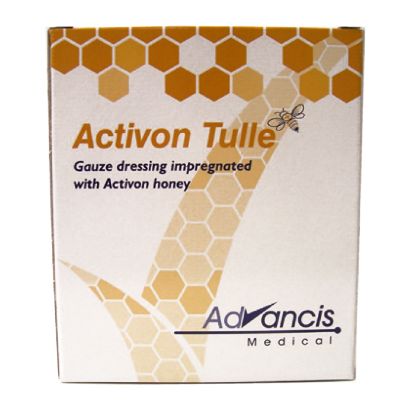 Activon Tulle Manuka Honey Gauze Dressing 5cm x 5cm x 5 (Cr3761)