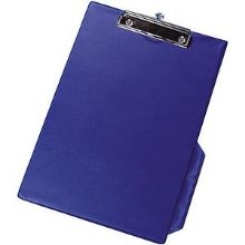 Clipboard (Q-Connect) Pvc A4/Foolscap Blue x 1