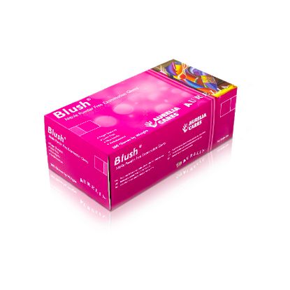 Glove Nitrile (Blush) Pink Powder Free Small x 200