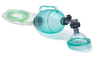 Resuscitator Bag & Mask/Vinyl Self/Inf Adult INC Tube Size 5