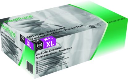Handsafe Chlorinated P/F Latex Gloves x 100 (Various Sizes Available)
