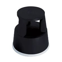 Kick Step Stool Plastic Black