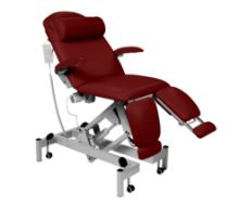 Chair Podiatry Fusion (Split Leg) Electric Head Red Wine