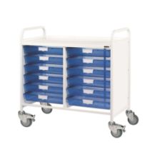 Trolley Vista 100 (Sunflower) 12 Single Depth Blue Trays