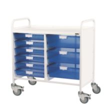 Trolley Vista 100 (Sunflower) 6 Single/3 Double Blue Trays