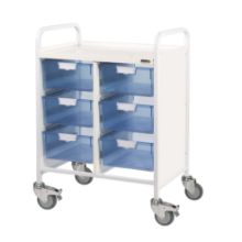 Trolley Vista 60 (Sunflower) 6 Double Depth Blue Trays