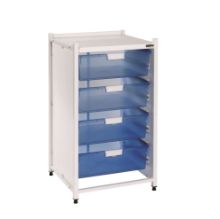 Storage Module Vista Low Level 4 Double Blue Tray