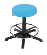 Stool Examination (Sunflower) Foot Ring/Glider Base Sky Blue